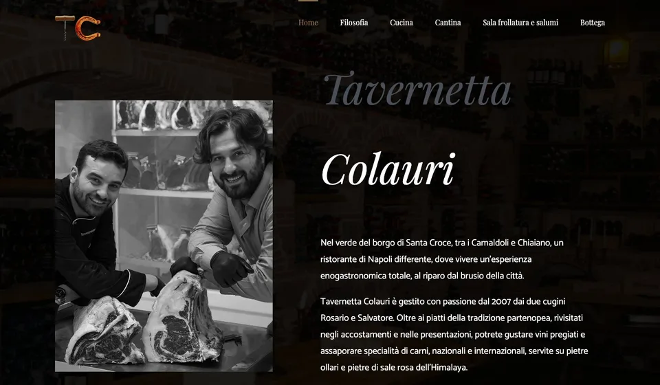 La home di tavernettacolauri.it