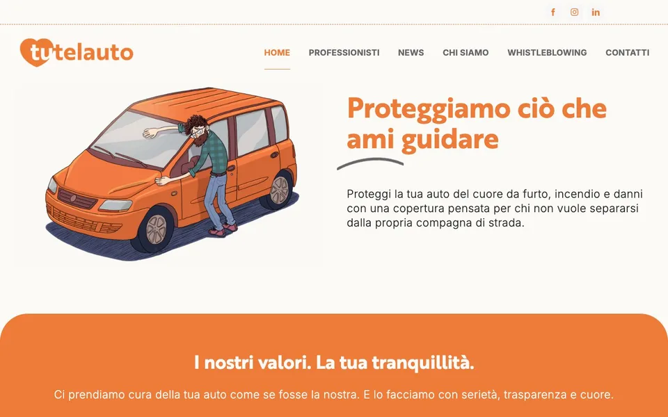 La home di tutelauto.it